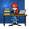 Me at my desk